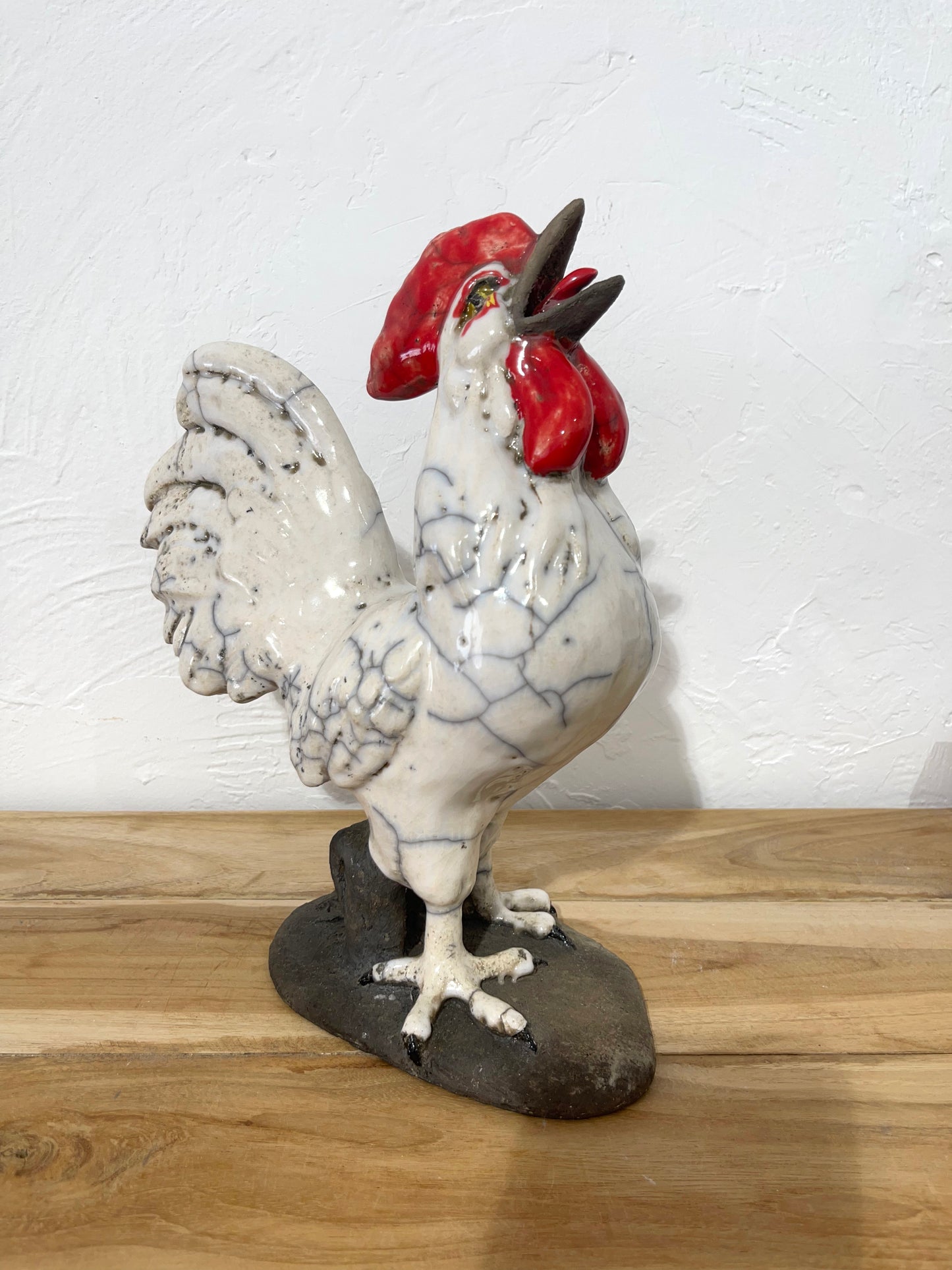 Coq en céramique Serafino Ferraro