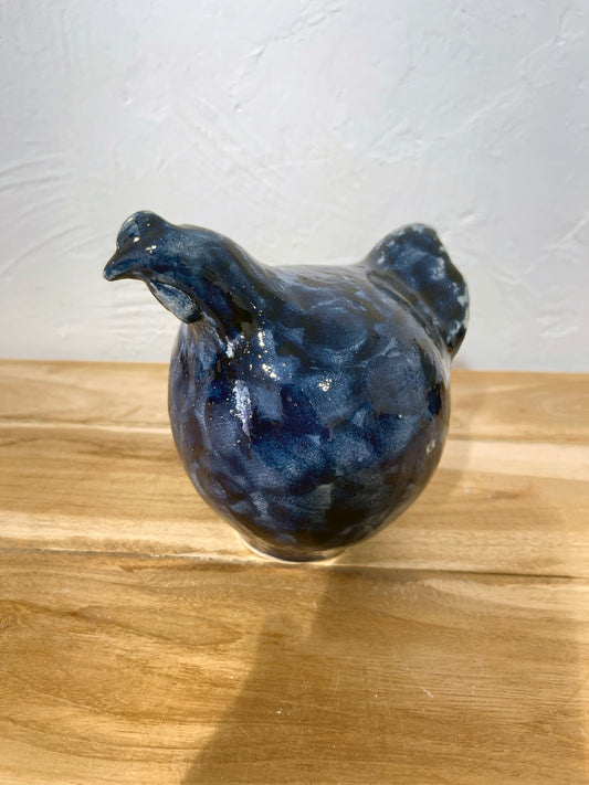 Poule et Dindon céramique Serafino Ferraro