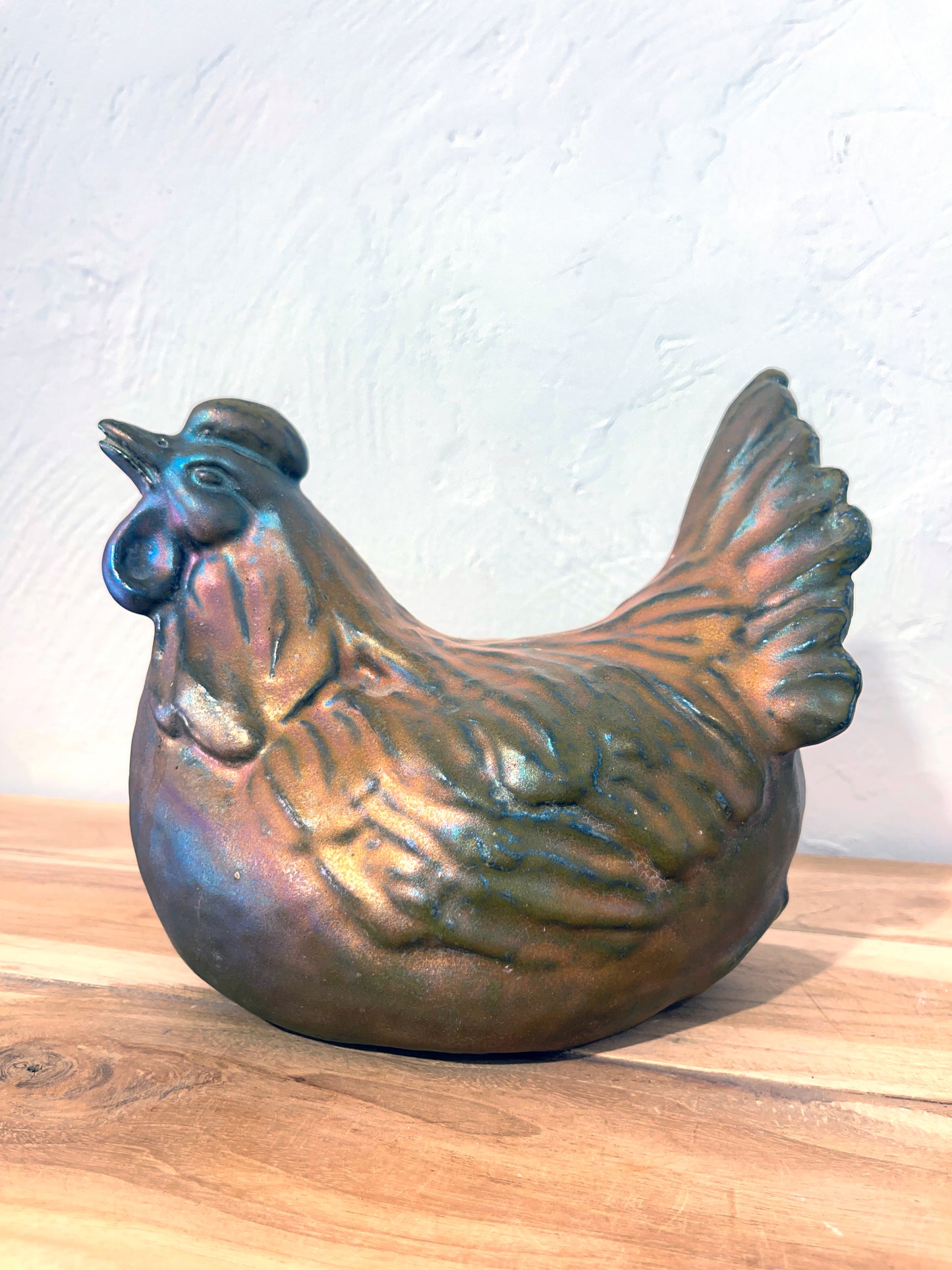 Poule en céramique Serafino Ferraro
