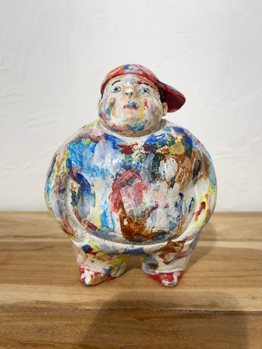 Personnage  en céramique Serafino Ferraro