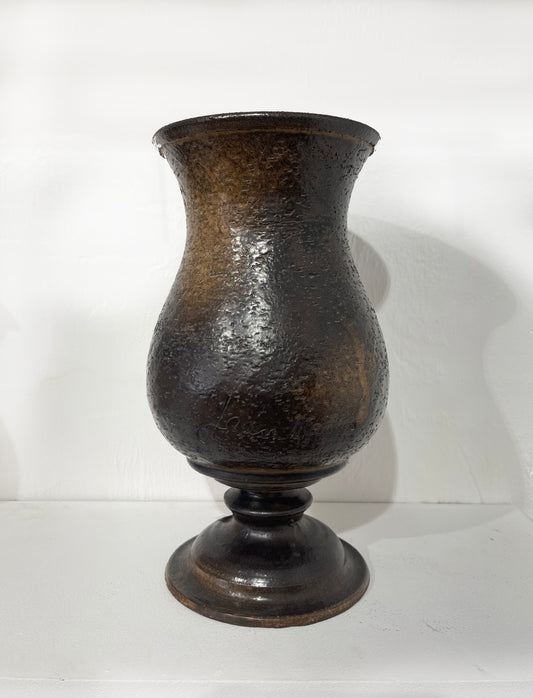 Vase sur piédouche en céramique Jean Marais