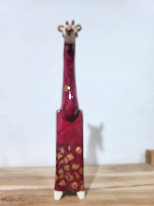 Girafe en céramique Serafino Ferraro