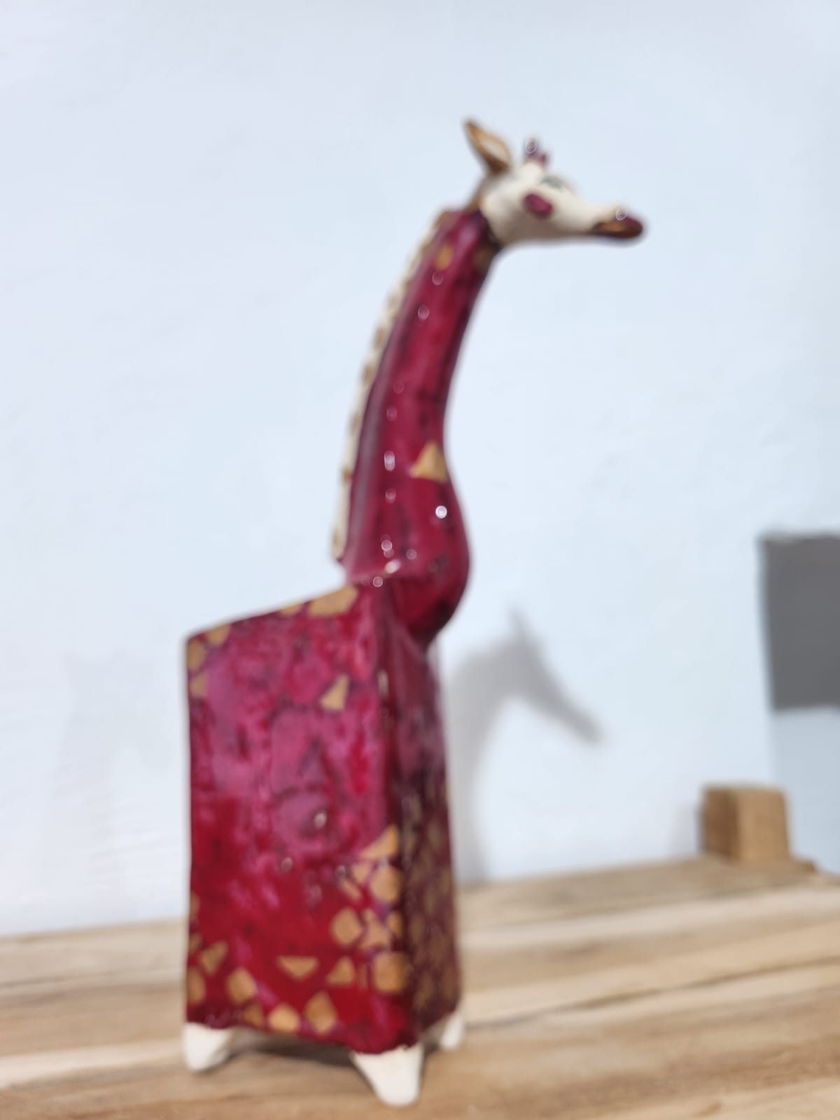 Girafe en céramique Serafino Ferraro